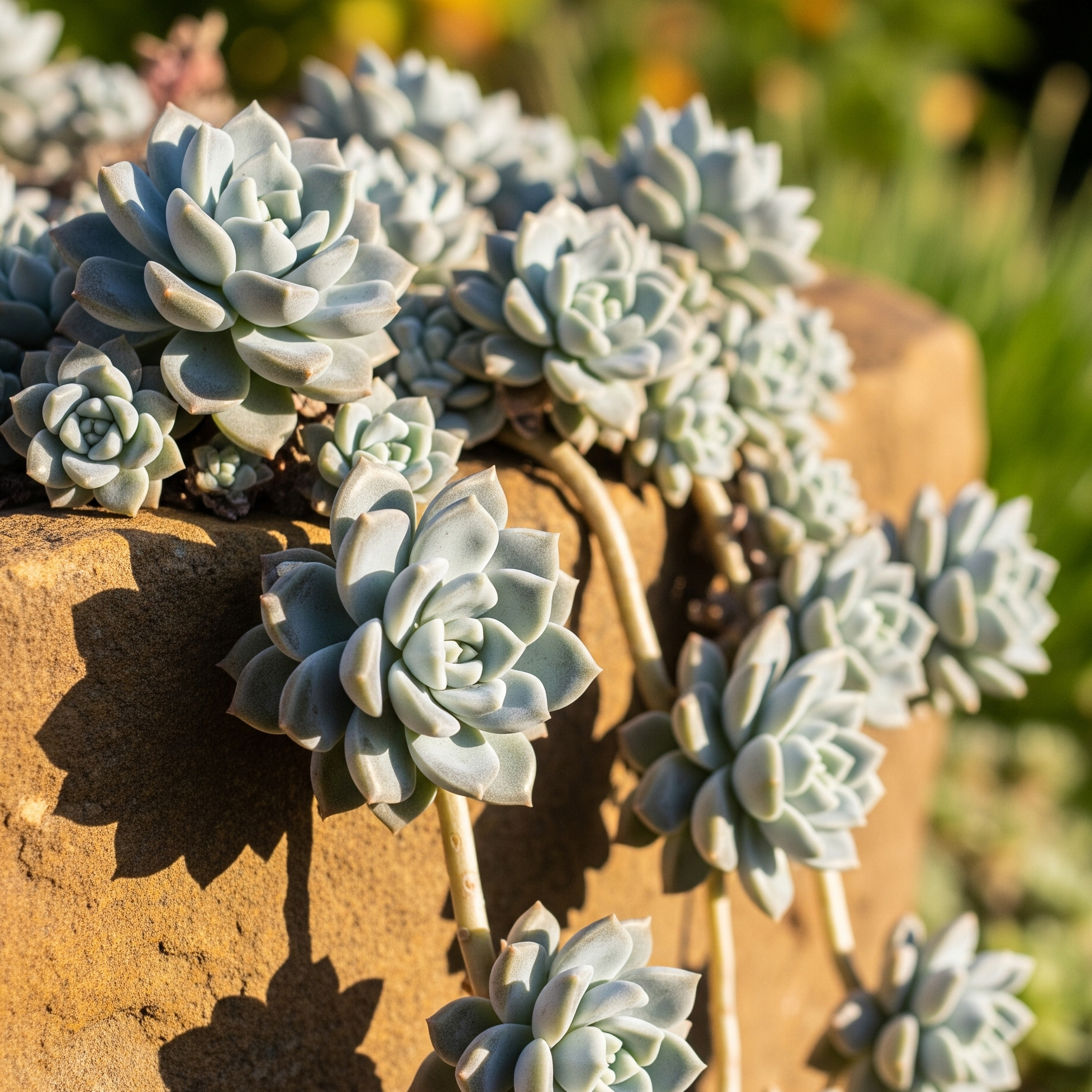 ghost succulent care Graptopetalum Paraguayense 'Ghost Plant'