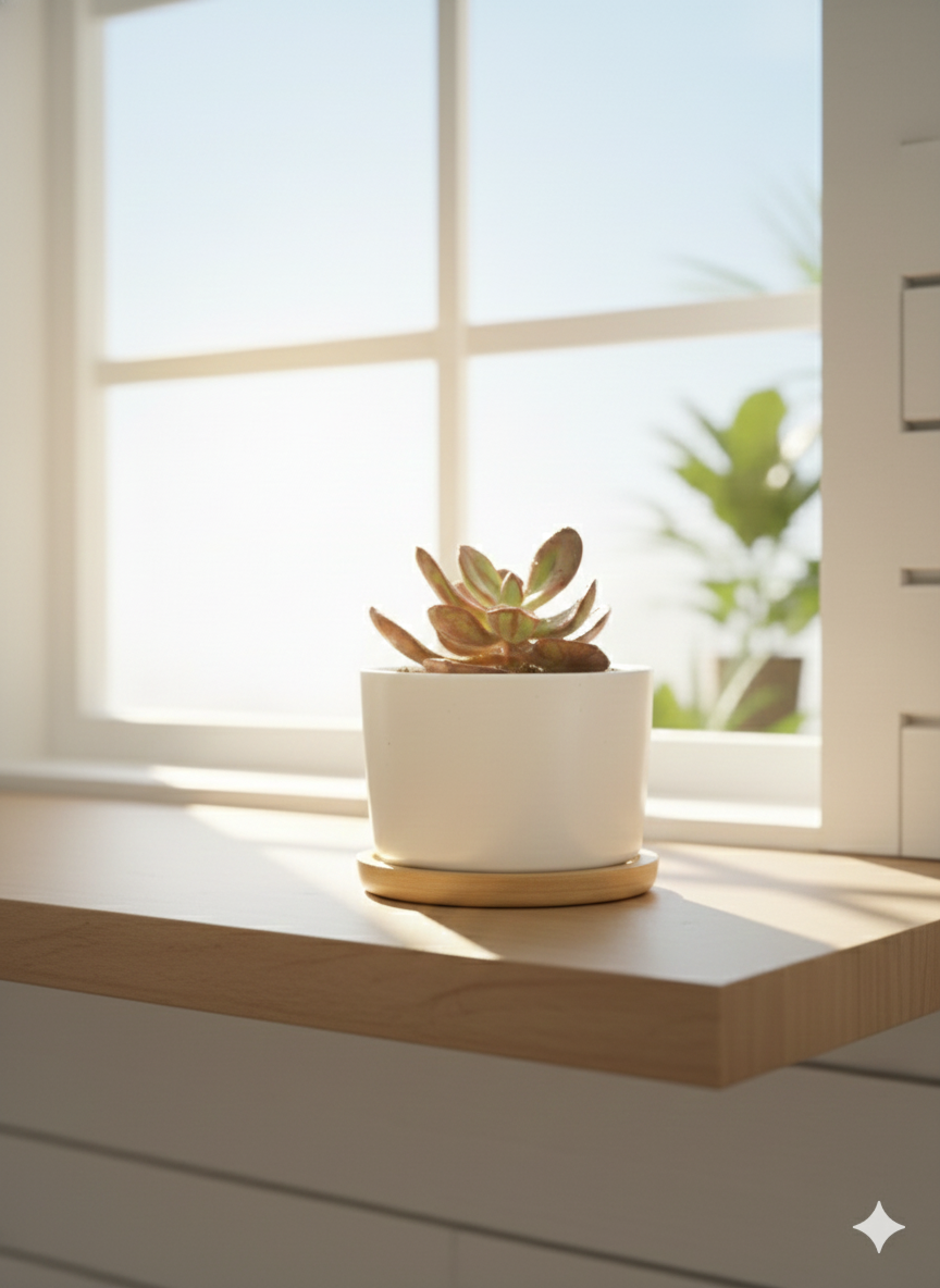 Modern Ceramic Potted Succulent